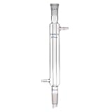 Labasics Borosilikat Glas Liebig Kondensator mit 24/40 Gelenk und 200mm Jacke Länge, Lab Glas Kondensator Glass Liebig C