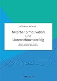 Mitarbeitermotivation und Unternehmenserfolg. Welche Anreizsysteme fördern die Motivation von Mitarbeitern?