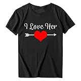 Pärchen Geschenke für Paare Tshirt Geschenk Set für Verliebte - Partner-Geschenke - Bestes Geburtstagsgeschenk - Partnerlook Lieblingsmensch Geschenk Pärchen Geschenke für F