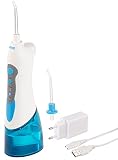 newgen medicals Reisemunddusche: Akku-Munddusche, 180-ml-Wassertank, 1.700 Impulse/Min, 120 psi, USB (Elektrische USB Reise Munddusche)