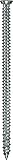 Fensterrahmenschraube, Senkkopf TX30, verzinkt blau 7.5x132 mm (100 ST)