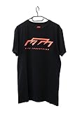 KTM Factory Team T-Shirt in schwarz mit großem Logo Print auf der Brust in Orange (Gr. S-XXL) Rundhals Unisex, Größe:M