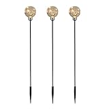 LYTBJ Solar Garten Landschaftslicht Solar Außenlicht Farbwechsel Wasserdicht für Rasen Terrasse (3er Pack)