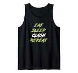 Eat Sleep Clash Repeat Gaming Zocker Mobile Videogame Gamer Tank Top