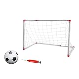 Fußballtor Kinder Fussballtor klapp bar Faltbares Tor Fussballtore für Garten Kinder Fussball Tor für Indoor Outdoor, Fußballtor T