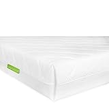 MOTHER NURTURE Klassische Fasermatratze für Kinderbett, 120 x 60 x 13