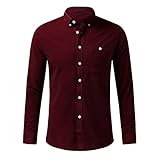 Herbst Cord Herrenmode Freizeithemd Frühling Bluse Top Solide und Herrenhemden Exklusiv Herren H