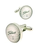 Gemelolandia | Manschettenknöpfe für Hemd Magglass Ball Golf Titleist Original Manschettenknöpfe für Hemden | für Männer und Jungen | Geschenke für Hochzeiten | Kommunionen | T