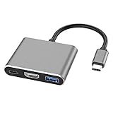 kdjsic USB C auf HD-MI Adapter USB 3.0 Typ C Multiport Charging Hub 4K Digital Coverter Kabel für MacBook Pro 2016/2017 für D