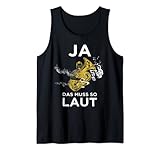 Blasmusik Ja das muss so Laut sein Saufen Schnaps Alkohol Tank Top