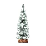 YUWEX Mini Künstlich Weihnachtsbaum Miniatur Tannenbaum Grün Christbaum Tree Klein Weihnachtsdeko Figuren Weihnachtsdeko für Tisch 10/15/20/25CM (20cm)