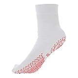 SMEJS Elektromagnetische Socken Neutrale selbstheizende Gesundheitssocken Turmalin Komfortable und atmungsaktive Fußmassage Warme Socken (Color : A)