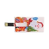 balikha Weihnachtskartenform, USB Flash Laufwerk, Daumen Laufwerk U Festplatte, USB 2.0 Stick Stick Laufwerk USB Laufwerk Memory Stick Externe Speicher Weihna - 16 GIGABYTE