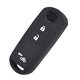 Happyit Silikon Autoschlüssel Abdeckung Fall für Mazda 2 3 5 6 CX-3 CX-5 CX-7 CX-9 Geschwindigkeit Miata MX5 Remote Fob 2 3 4 Tasten (3 Tasten C)