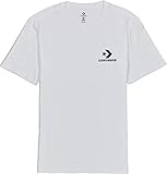 Converse Herren Left Chest Star Chevron Tee T-Shirt, weiß, M