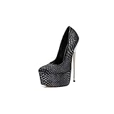 Slick Escala Premium High-Heels für Damen - Elegante Stöckelschuhe - Damenschuhe mit hohem Absatz - verführerische Schuhe mit Stilettoabsatz - Pumps erhältlich in 7 Farben (Python, Numeric_38)