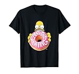 The Simpsons Homer Can't Talk Eating Donut T-S