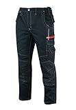 MS9 Herren Arbeitshose Bundhose Cargohose mit Multifunktions und Kniepolster Taschen 1140