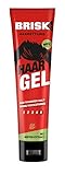 BRISK Haargel, 6 x 150 ml, Styling-Gel mit Hopfen-Extrakt, Haarpflege mit 24 h starkem Halt, pflegt & fixiert ohne zu verkleben, Herrenpflegeproduk