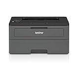 Brother HL-L2375DW Kompakter S/W-Laserdrucker (34 Seiten., A4, echte 1.200x1.200 dpi, Duplexdruck, 250 Blatt Papierkassette, USB 2.0, WLAN, LAN), Dunkelgrau/Schw