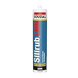 White Soudal Silikon Dichtstoff Slirub LMN Allzweck-Außenhalb-Modul Neutral Cureal Low Modulus Neutral C