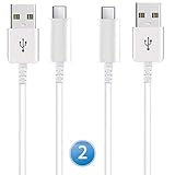 ino 2X Typ-C 100 cm Kabel USB-C Daten und Ladekabel für Samsung Galaxy A90 A80 A70 A71 A72 A50 A51 M51 A42 A41 A40 A32 A31 M31 M31s A30 A30s M30 M30s A21 A21s M21 A20 A20s M20 A20e A12 A11