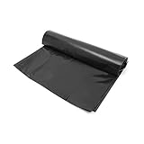 Miracle 3 m x 2 m Teichfolien Zuschnitt PVC, UV- und witterungsbeständig, Schwimmteich Folie Gartenteich Teichplane schwarz, für Teichbau, Garten- und Teichzubehör (S - 0.1 MM)