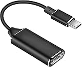 USB C auf HDMI Adapter, Type c zu HDMI 4K Adapter (Thunderbolt 3 kompatibel) für MacBook Pro 2018/2017, Pad Pro 2018, Samsung Note 9/S9/S10, Huawei Mate 20/P20 und mehr (Schwarz )