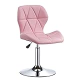 WXQIANG Bar Stuhl Sessel Lift Einfache Hohe Hocker Drehen Stuhl Haushalt Barhocker 3 Farben 1 Größe Bequem und langlebig (Color : Pink)