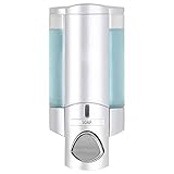 Better Living Aviva Seifenspender für 1 Flasche, Satin Silver 1-Chamber Satin-Silberfarb