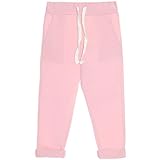 BEZLIT Mädchen Kinder Stoff Jogging Sport Hose Trainings Freizeit Leggings 21206 Pink Größe 140