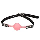Damen Silikon-Mund-Plug, mehrfarbig, optionales Spielzeug Gr. Einheitsgröße, Rosa ohne Lö