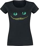 Alice im Wunderland Grinsekatze - Lächeln Frauen T-Shirt schwarz L