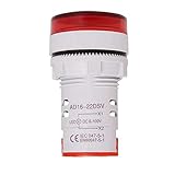 3 stücke AC20-500V-LED. Große Anzeigespannungszähler Digital Gauge Voltanzeige Signal Lampe Voltmeter Lichter T