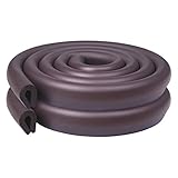Vicloon Kantenschutz, 2 x 2M U-Förmige Baby Kantenschutz, Kantenschutz Baby aus Schaumstoff Selbstklebend, Tischkantenschutz Kinderschutz Stoßschutz für Tisch und Möbel Kanten - B