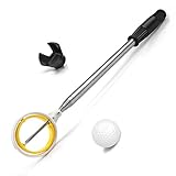 prowithlin Golfball-Retriever, rostfreier Teleskop Ballsammler für Wasser mit Golfball-Putter-Grabber-Klauen-Saugwerkzeug, Golfzubehör Golfgeschenk für Männer (2.74)