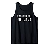 ICH MAG LOUISIANA Lustiger amerikanischer Staat Tank Top