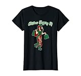 Damen Weihnachts-Einkaufs-Elf, Adventszeit, Weihnachts-Einkaufs-Crew T-S