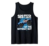 Sister Of The Birthday Boy Monster Truck Geburtstagsfeier Tank Top