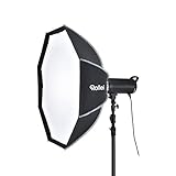 Rollei Profi Studio-Blitz klick-Octabox 100cm - Faltbare Octagonale Softbox mit Bowens-Anschluss - Lichtformer für Studio-Blitzg