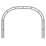 Rosenbogen Metall Stabil Gartenbogen aus Pulverbeschichtetem Stahl Wetterfeste mit Rankhilfe Spalier für Kletterpflanzen und Rosen 300 cm B