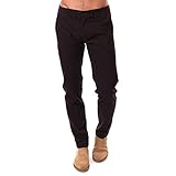 HOPENLIFE Herren Perona-Noir Klassische Hose, Schwarz, 34