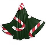 AQQA Christmas Lollipop Dessert Cape and Cloaks Hooded Cloak Kids 59inch for Christmas Halloween Cosplay C