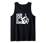 Immobilien Investor Cashflow is King lustiger Spruch Haus Tank Top