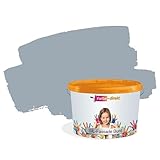 Hausfarbe Blau Grau Farbe-Direkt Fassadenfarbe Siloxan Sil Fassade bunt 5,0 Liter GRANIT 3 Aussen Günstig