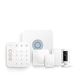 Ring Alarm 5-teiliges Kit (2. Gen.) von Amazon, brandneu, mit Ring Indoor Cam – Heimsicherheitssystem mit optionaler unterstützter Überwachung – ohne langfristige Verpflichtung