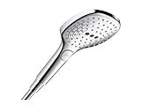 hansgrohe Raindance Select E 120 wassersparender Duschkopf, 3 Strahlarten, C