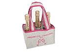 Flaschentasche Filz Prosecco-Tascherl, Party Tasche, Girls Bag, Geschenk-Idee,