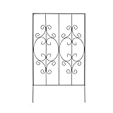 JYYX Schwarzes Gartengitter-für Kletterpflanzen Rasen Hinterhof-Top und Bottom Stitching Style Sp