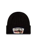 New Era New England Patriots NFL On Field 2021 Salute to Service Knit Black Beanie - One-S